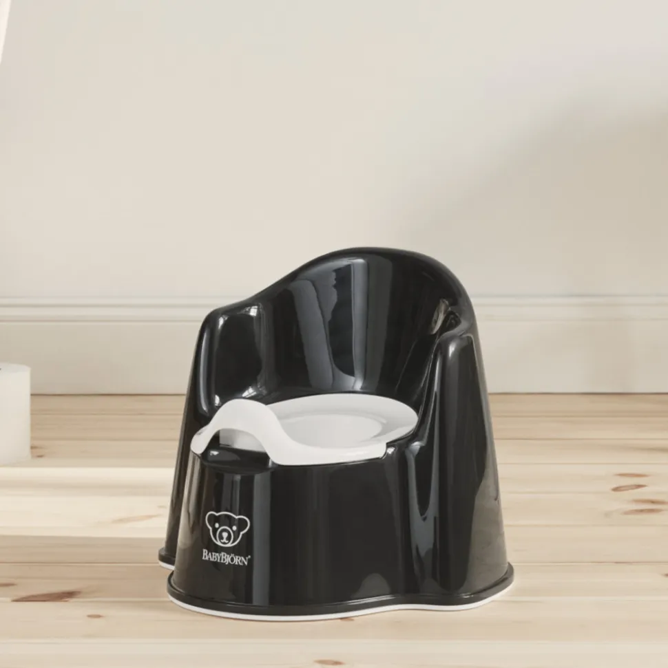Pot fauteuil noir
