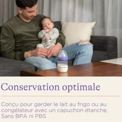 Pots de conservation lait maternel 4x160ml