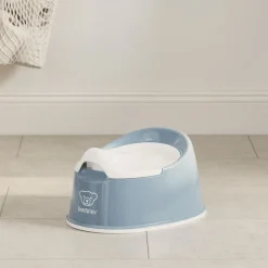Pot smart bleu profond et blanc