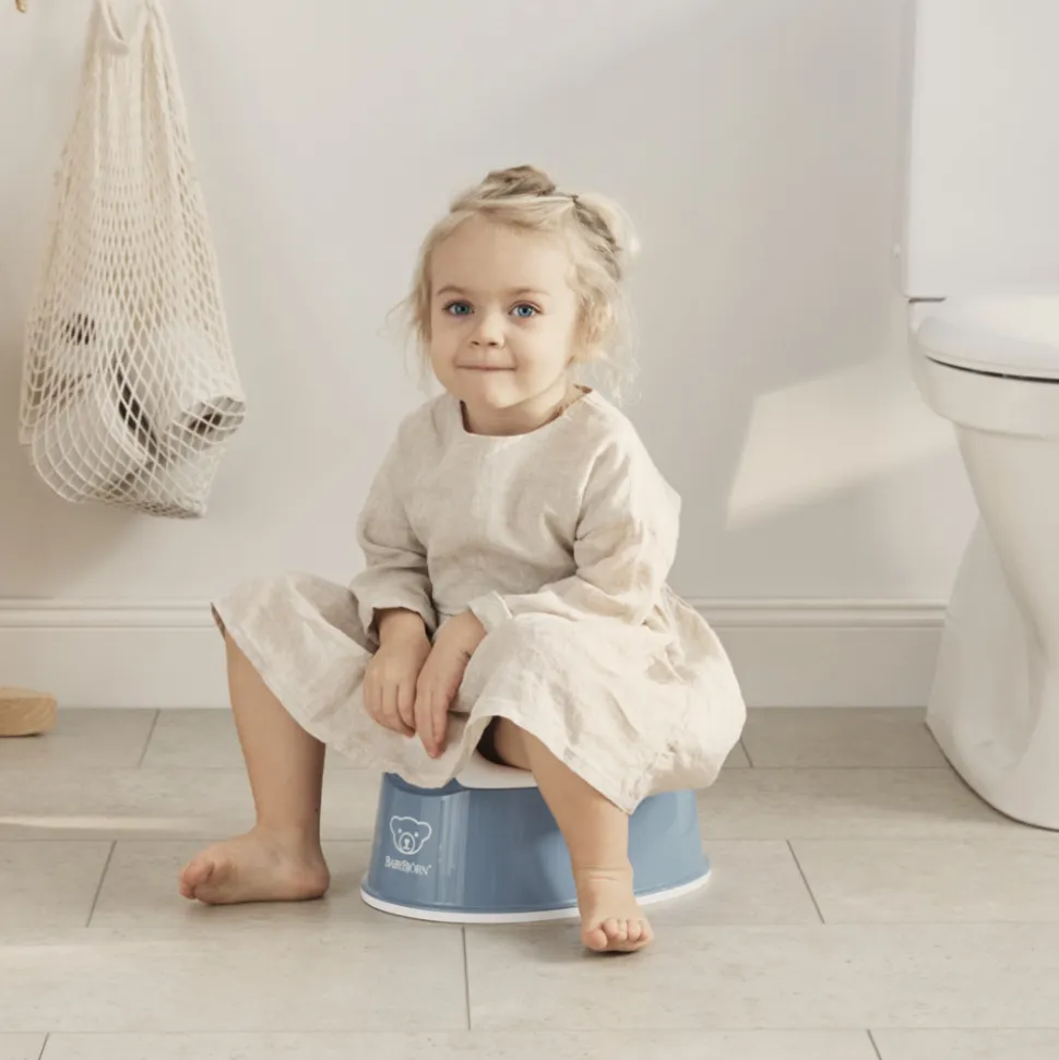 Pot smart bleu profond et blanc