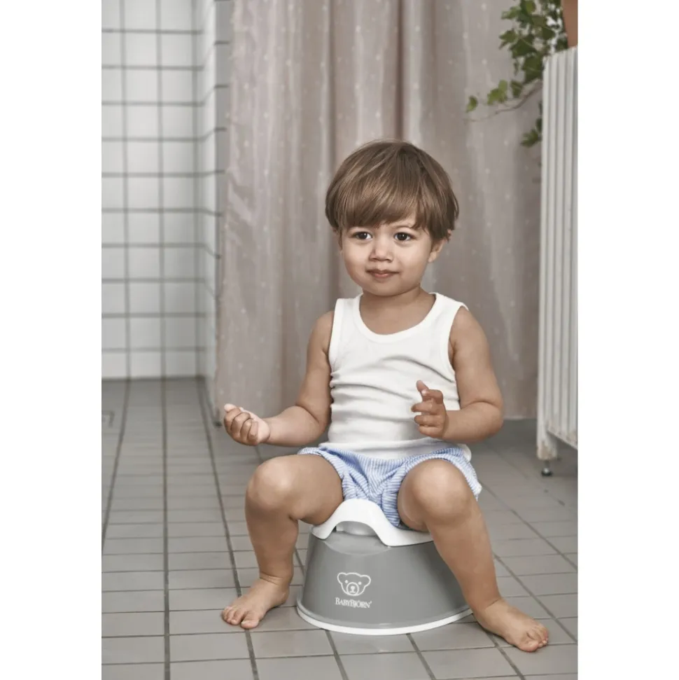 Pot smart gris et blanc