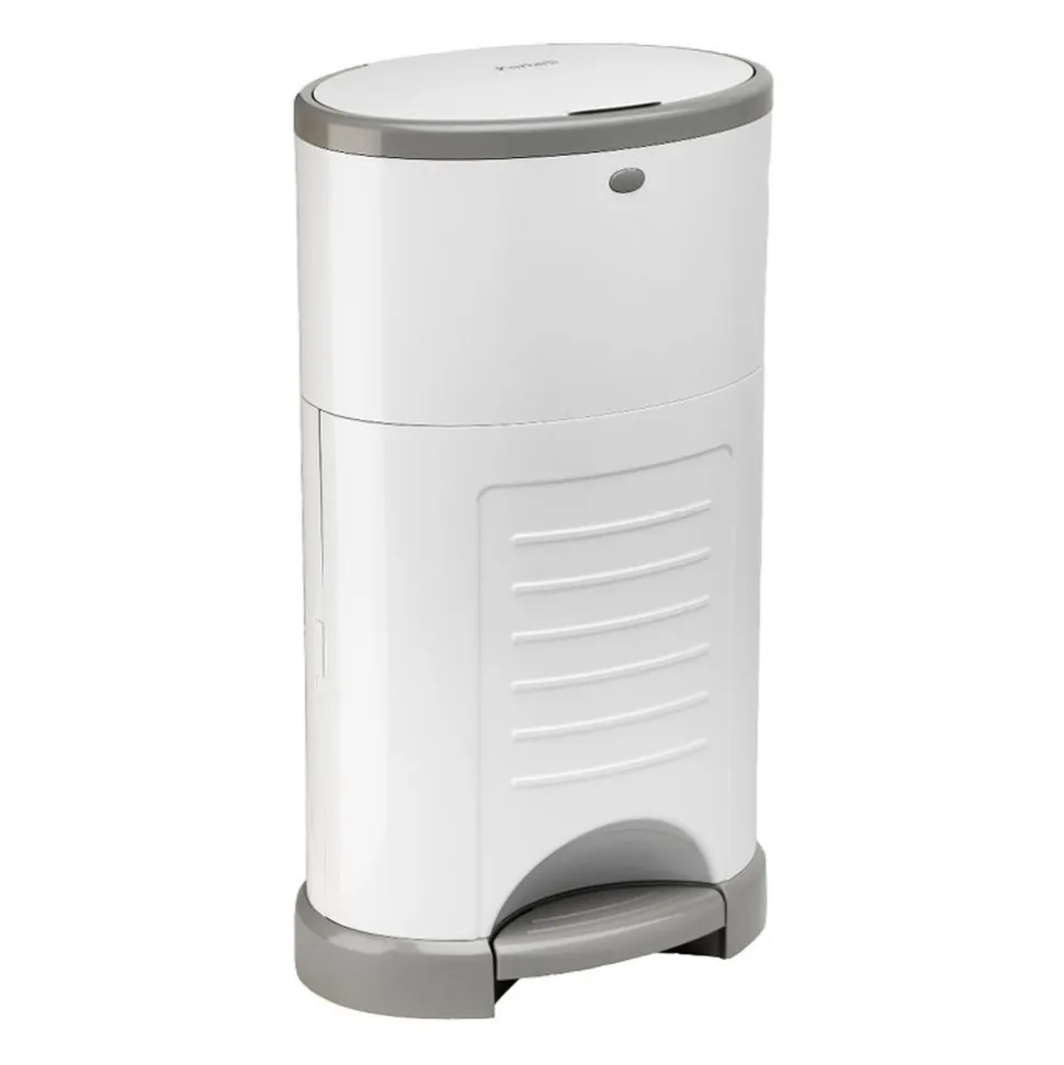 Poubelle à couches blanche 16l