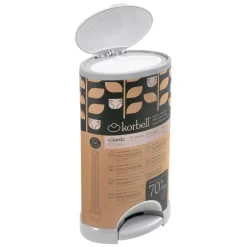 Poubelle à couches blanche 16l + 1 recharge