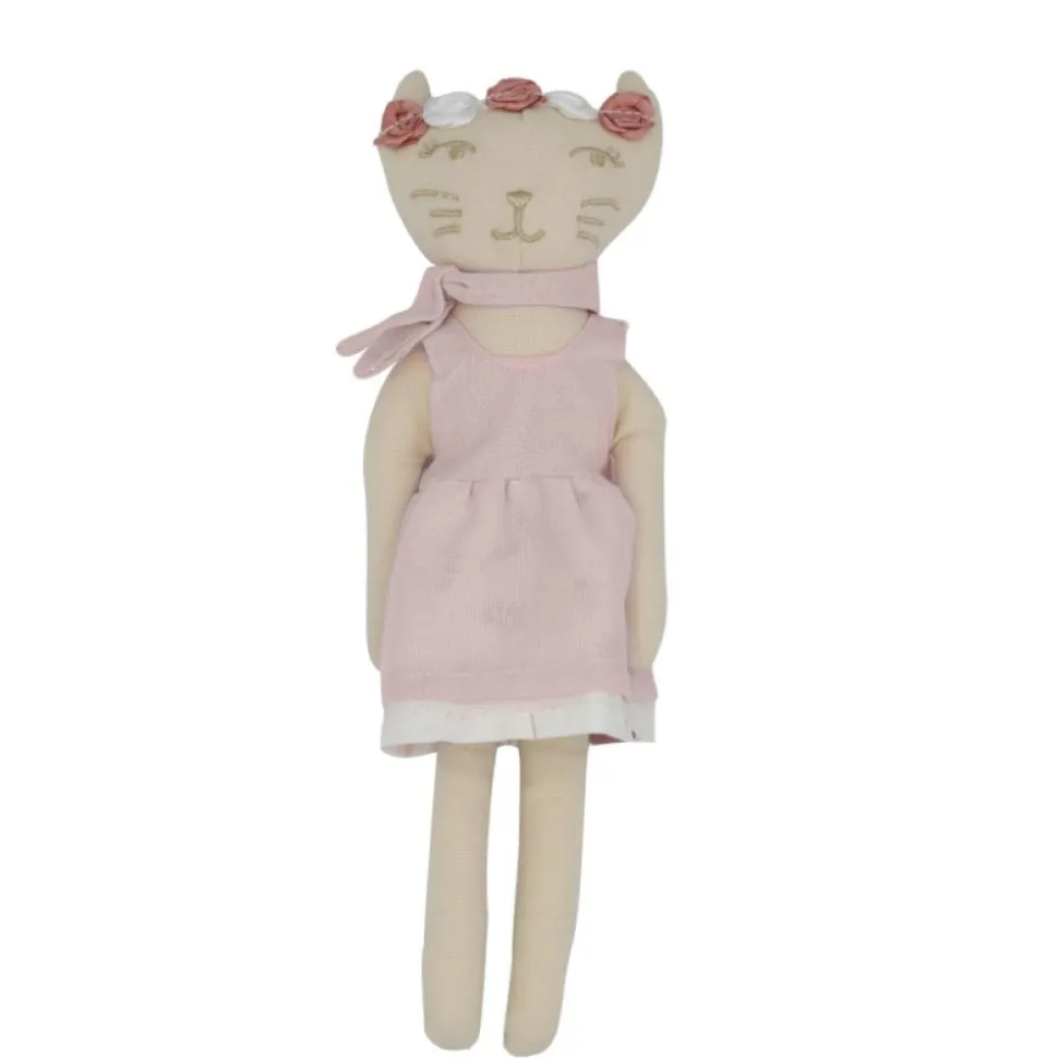 Poupée chat - rose et lili