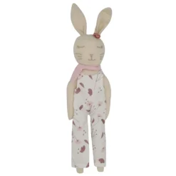 Poupée lapin - rose et lili