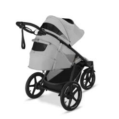 Poussette avi spin 3 roues tout-terrain et running fog grey