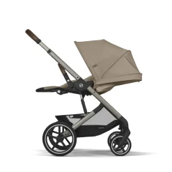 Poussette balios s lux 3 almond beige châssis taupe
