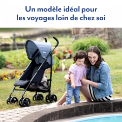 Poussette canne ezlite midnight