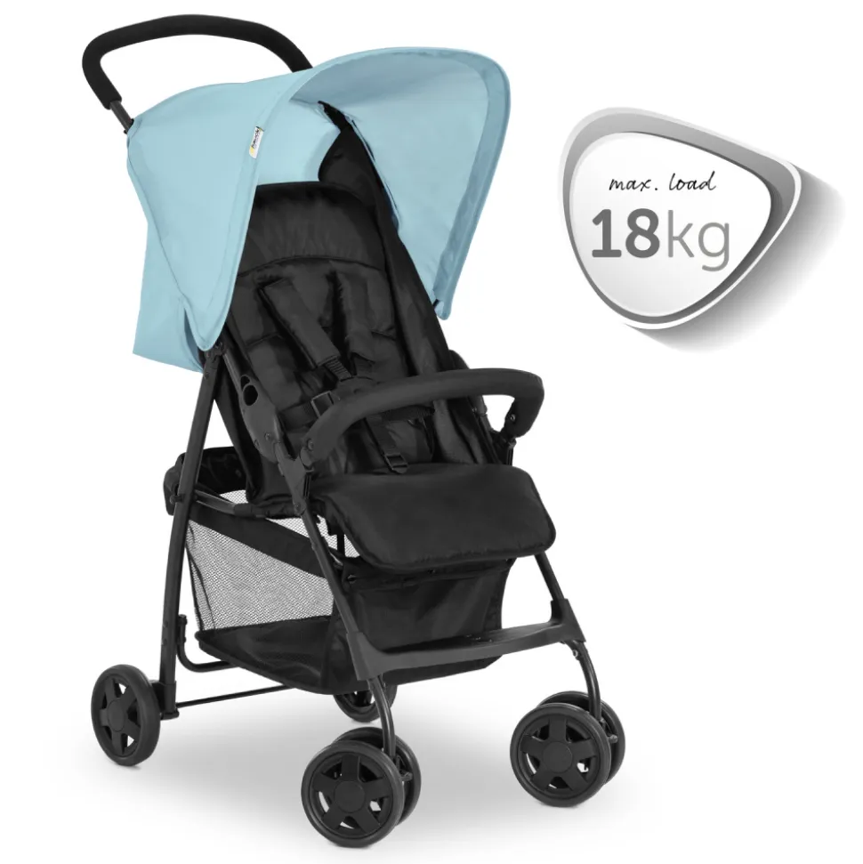 Poussette canne sport blue