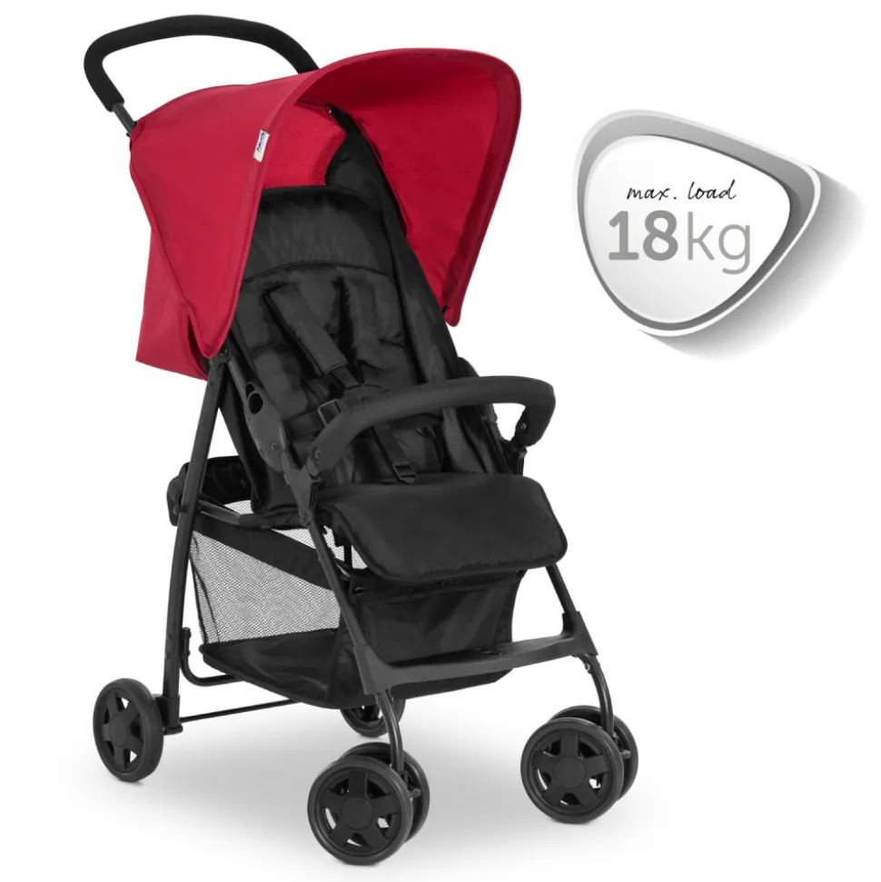 Poussette canne sport red