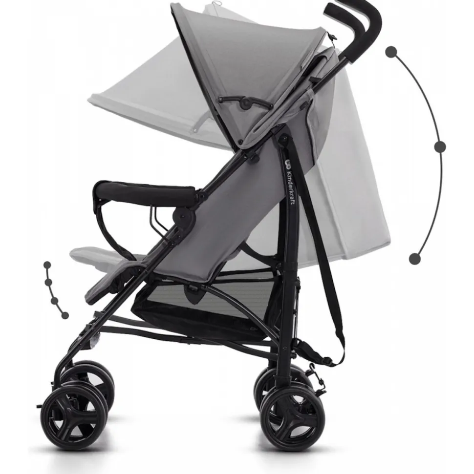 Poussette canne tik gris