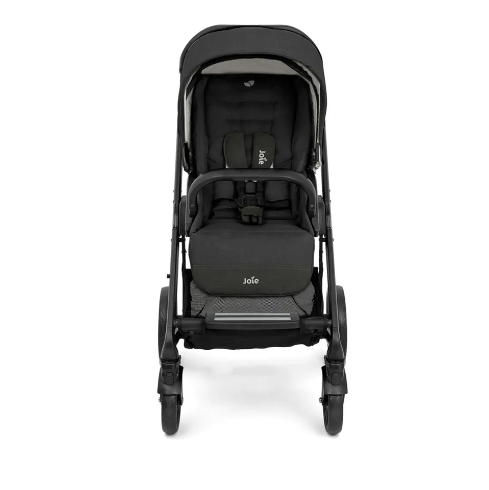 Poussette chrome shale noir