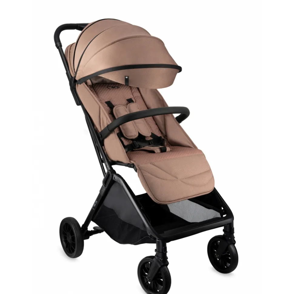 Poussette compacte andrea marron clair