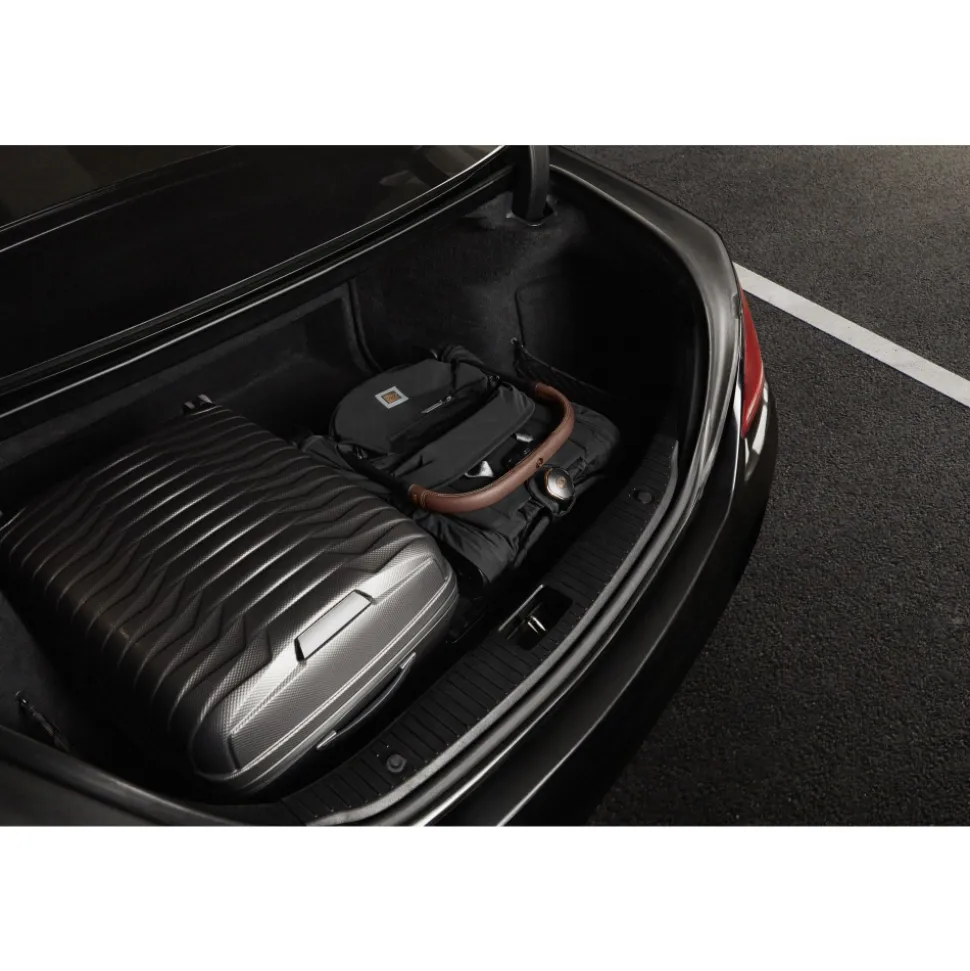 Poussette compacte coya mirage grey châssis matt black
