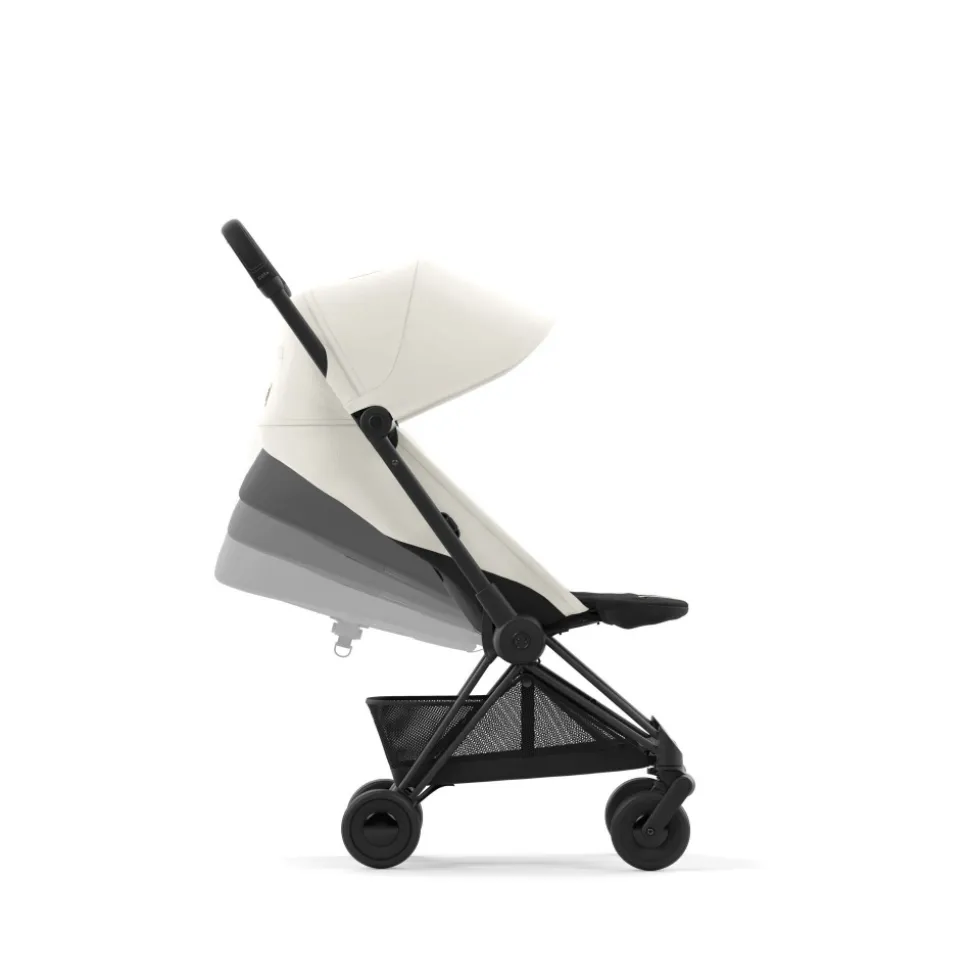 Poussette compacte coya off white châssis matt black