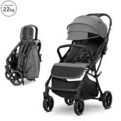 Poussette compacte minori gris