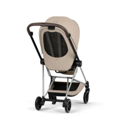 Poussette compacte mios 4 cozy beige châssis chrome