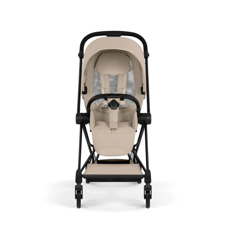 Poussette compacte mios 4 cozy beige châssis matt black