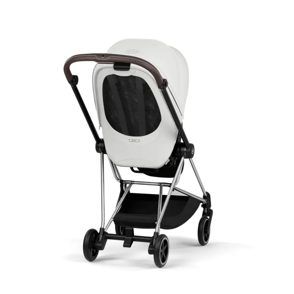 Poussette compacte mios 4 off white châssis chrome