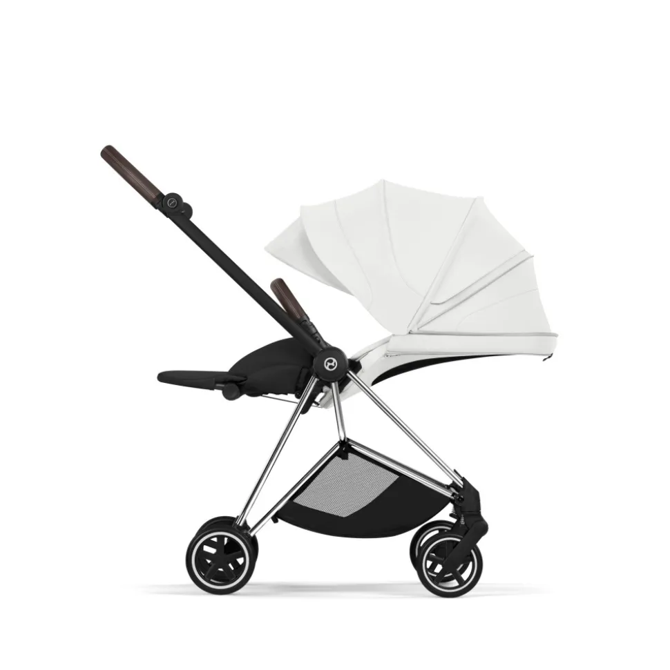 Poussette compacte mios 4 off white châssis chrome