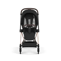 Poussette compacte mios 4 sepia black châssis rosegold