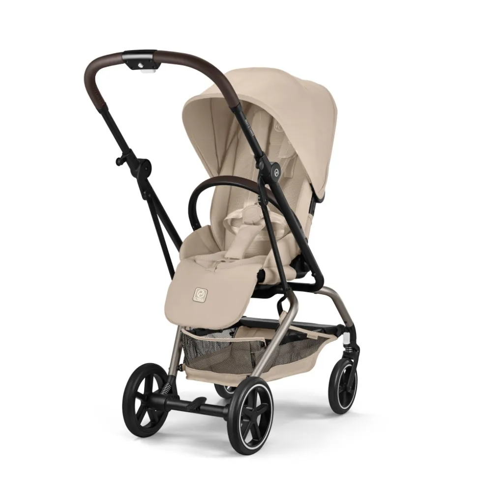 Poussette compacte pivotante eezy s twist+ 2 almond beige