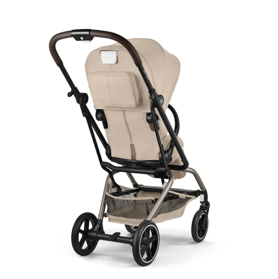 Poussette compacte pivotante eezy s twist+ 2 almond beige