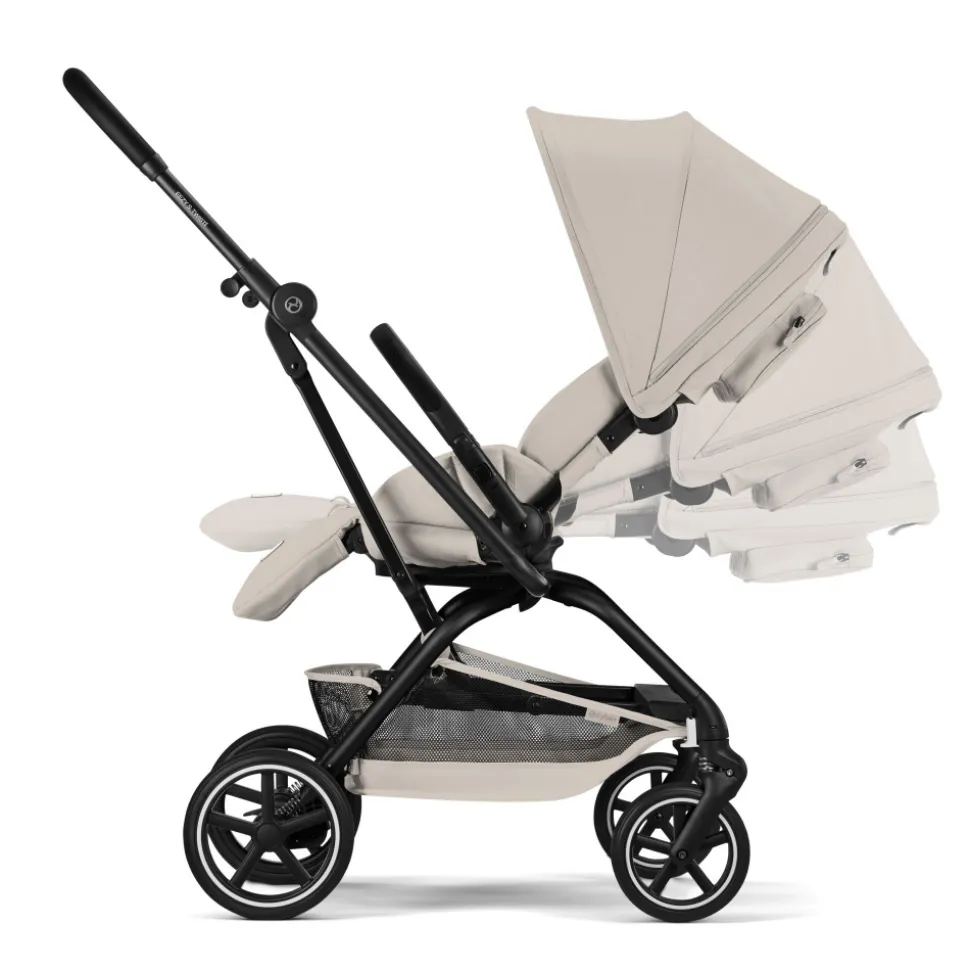 Poussette compacte pivotante eezy s twist+ 2 dune grey