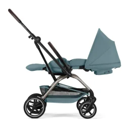 Poussette compacte pivotante eezy s twist+ 2 stormy blue
