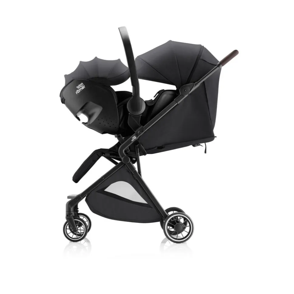 Poussette compacte tira carbon black