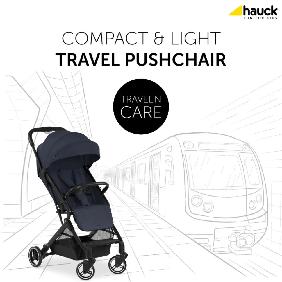 Poussette compacte travel n care navy blue