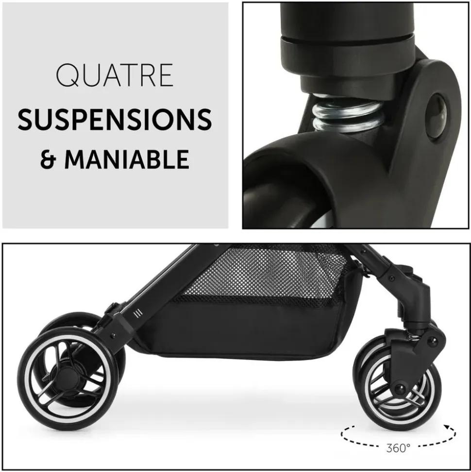 Poussette compacte travel n care beige + coque drive n care + adaptateurs