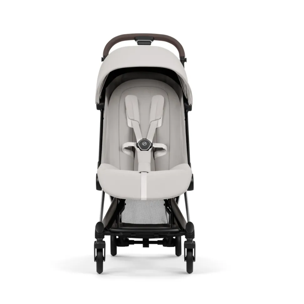 Poussette compacte voyage coya 2 style châssis chrome city grey