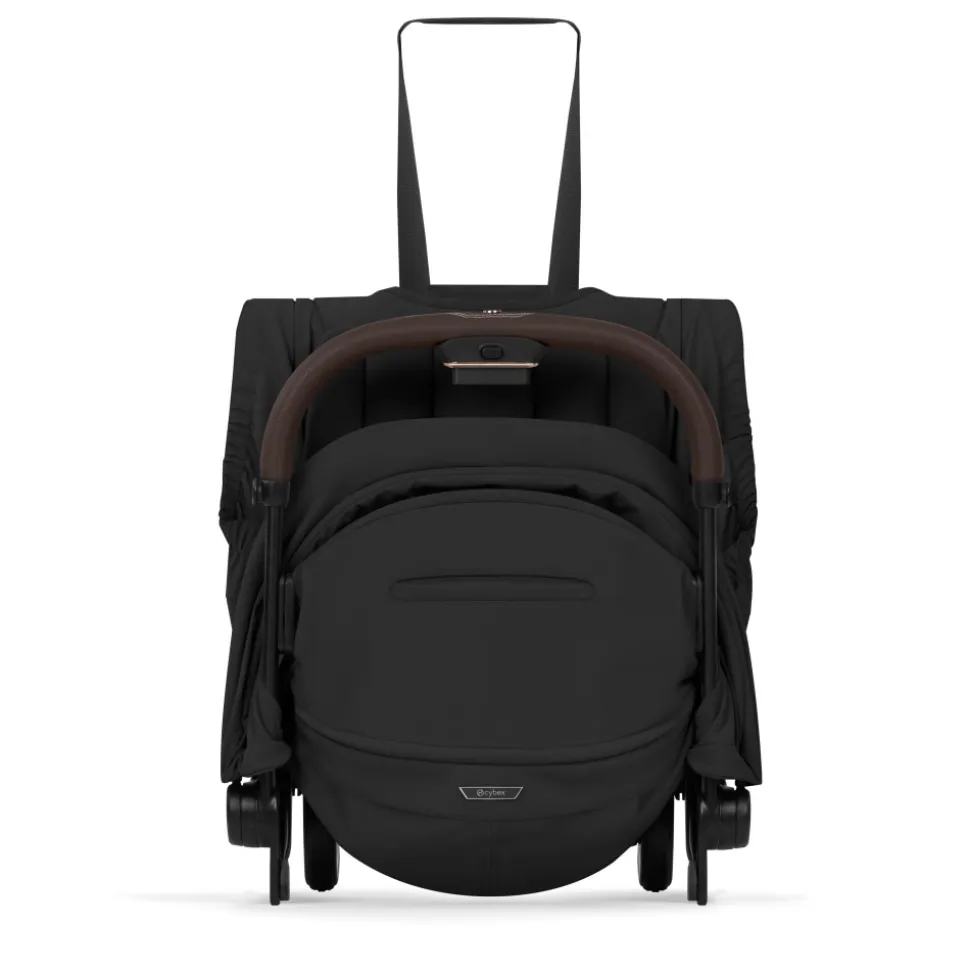 Poussette compacte voyage coya 2 style châssis matt black sepia black