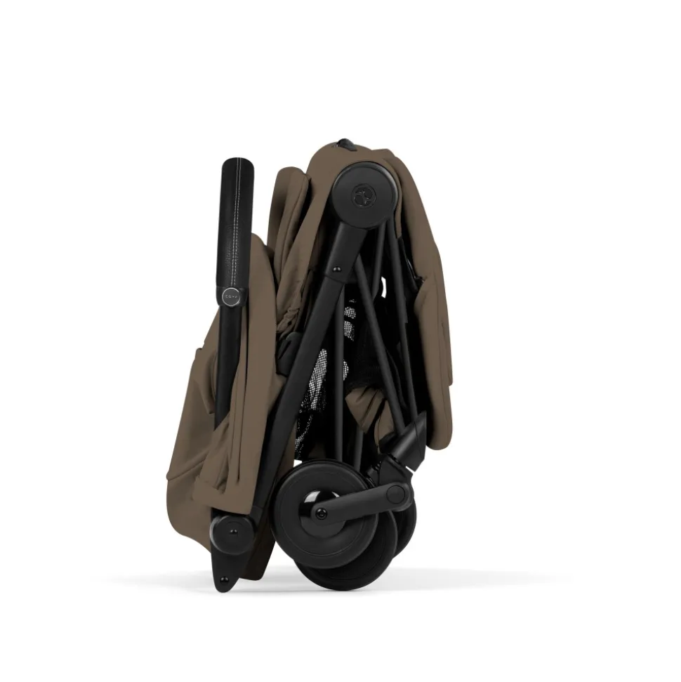 Poussette compacte voyage coya 2 confort châssis matt black coconut brown