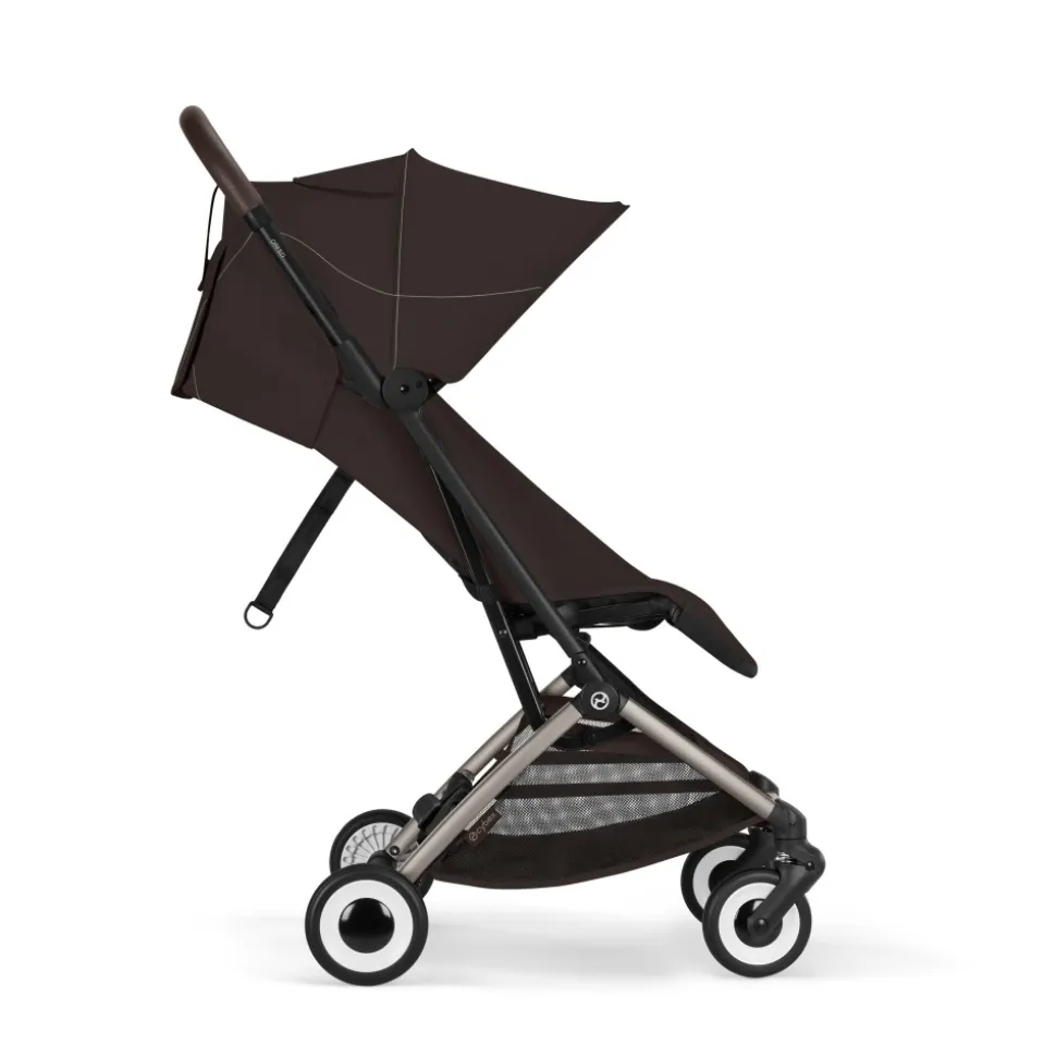 Poussette compacte voyage orfeo 3 chocolate brown