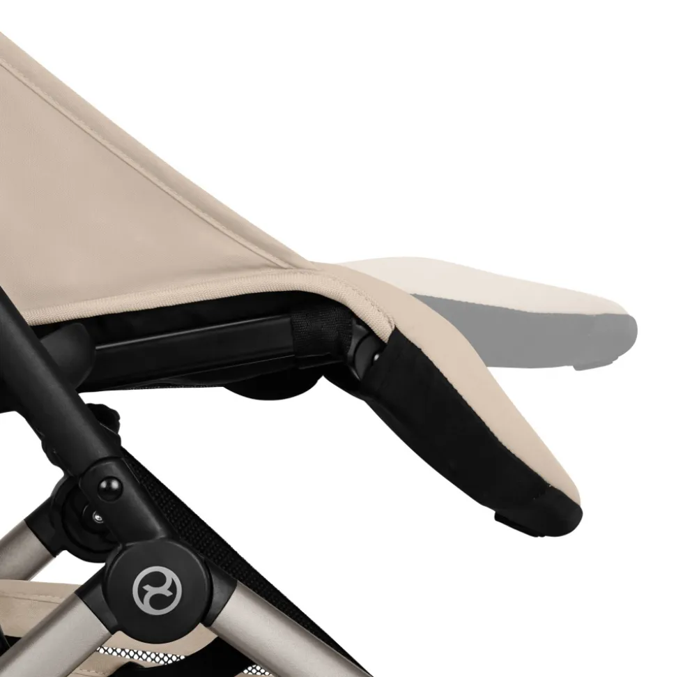 Poussette compacte voyage orfeo 3 almond beige