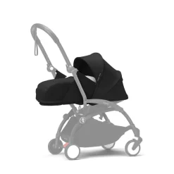Poussette complète yoyo 3 châssis blanc pack 0+ et 6+ capri / noir
