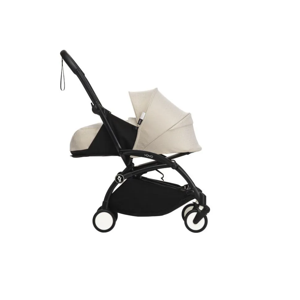 Poussette complète yoyo 3 châssis noir pack 0+ et 6+ bonpoint