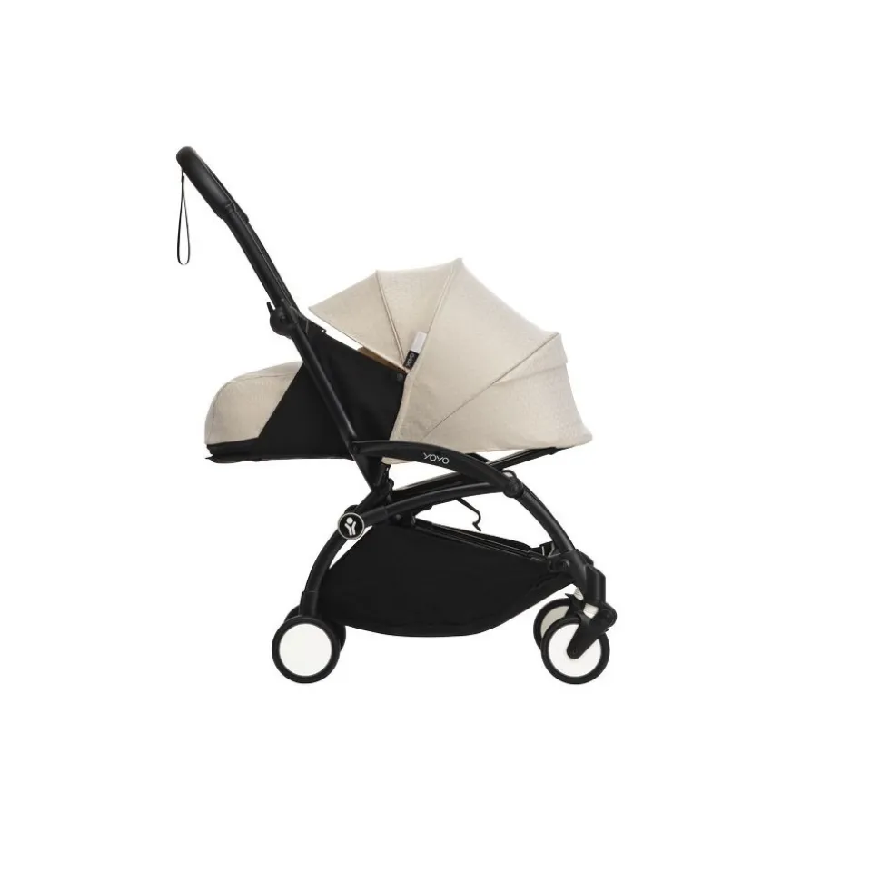 Poussette complète yoyo 3 châssis noir pack 0+ et 6+ bonpoint