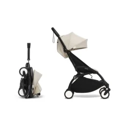Poussette complète yoyo 3 châssis noir pack 0+ et 6+ bonpoint