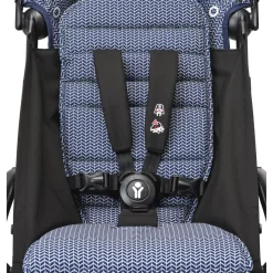 Poussette complète yoyo 3 châssis noir pack 0+ et 6+ bleu air france