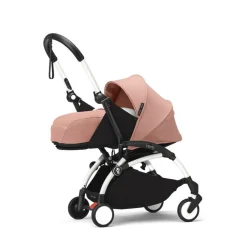 Poussette complète yoyo 3 châssis blanc pack 0+ et 6+ ginger