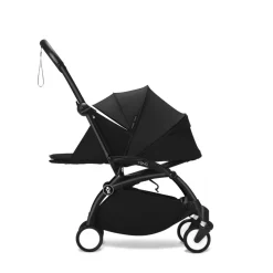 Poussette complète yoyo 3 châssis blanc pack 0+ et 6+ zebra / noir