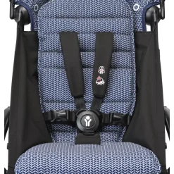 Poussette complète yoyo 3 châssis blanc pack 0+ et 6+ bleu air france