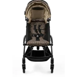 Poussette complète yoyo 3 châssis blanc pack 0+ et 6+ leopard / noir