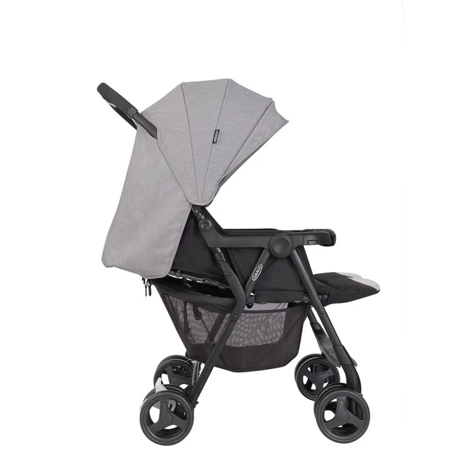 Poussette double duorider steeple gray
