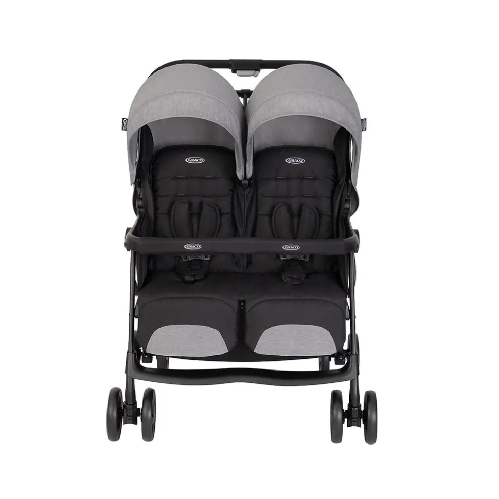 Poussette double duorider steeple gray