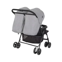 Poussette double duorider steeple gray