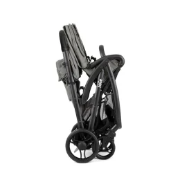 Poussette double evalite duo pebble gris